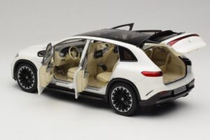 Mercedes EQS SUV X296 Manufaktur Diamond White NZG 1:18 B66960590 Kovina – slika 5 od 8