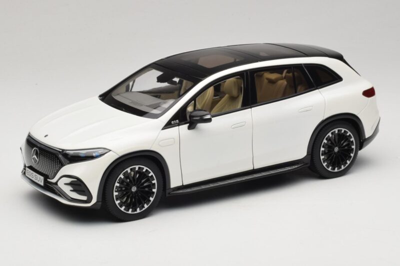 Mercedes EQS SUV X296 Manufaktur Diamond White NZG 1:18 B66960590 Kovina