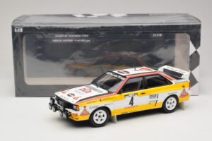 Audi Quattro A2 #4 W. Rohrl / C. Geistdorfer Rally Portugal 1984 Minichamps 1:18 153841104 Kovina – slika 6 od 6