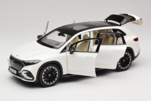 Mercedes EQS SUV X296 Manufaktur Diamond White NZG 1:18 B66960590 Kovina – slika 2 od 8