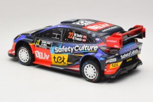 Ford Puma Rally1 #22 M. Sesks / R. Francis Rally Sweden 2025 IXO 1:18 18RMC240 Kovina – slika 5 od 6