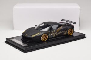 Ferrari 458 LB Works Matt Black BBA 1:18 REMC037 Smola – slika 7 od 7