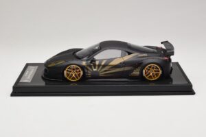 Ferrari 458 LB Works Matt Black BBA 1:18 REMC037 Smola
