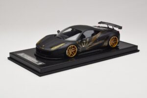 Ferrari 458 LB Works Matt Black BBA 1:18 REMC037 Smola – slika 2 od 7