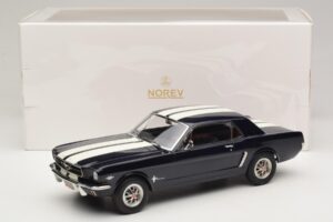 Ford Mustang Nightmist Blue Norev 1:18 182805 Kovina – slika 6 od 6