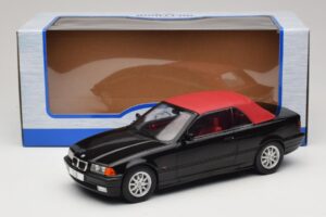 BMW 3 Series E36 Kabriolet Črn MCG 1:18 MCG18318 Kovina – slika 7 od 7