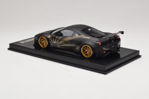 Ferrari 458 LB Works Matt Black BBA 1:18 REMC037 Smola – slika 5 od 7