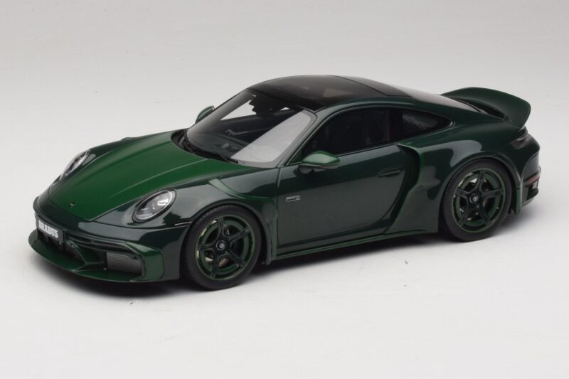 Porsche 911 992 Turbo S Brabus 900 Rocket R Mean Green GT Spirit 1:18 GT959 Smola