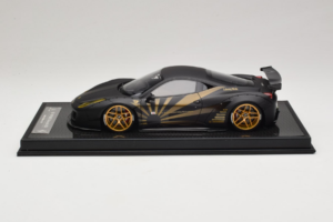Ferrari 458 LB Works Matt Black BBA 1:18 REMC037 Smola