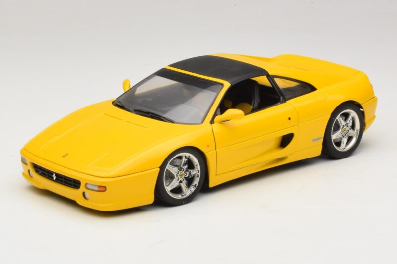 Ferrari F355 Spider Rumen s Črno Streho UT Models 1:18 180074030-P4 Kovina