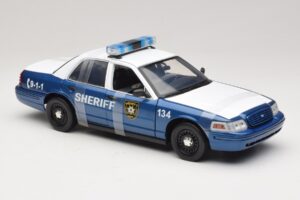 Ford Crown Victoria Police Interceptor The Walking Dead Greenlight 1:18 12957 Kovina – slika 4 od 6