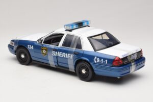 Ford Crown Victoria Police Interceptor The Walking Dead Greenlight 1:18 12957 Kovina – slika 5 od 6