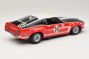 Ford Mustang Boss 302 #16 Bud Moore Engineering G. Follmer Trans-Am 1969 OEM 1:18 FORD006 Kovina – slika 3 od 8