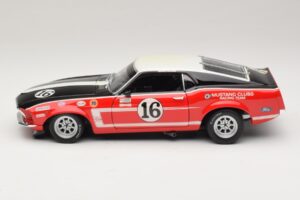 Ford Mustang Boss 302 #16 Bud Moore Engineering G. Follmer Trans-Am 1969 OEM 1:18 FORD006 Kovina – slika 4 od 8