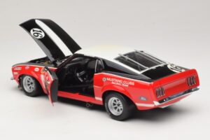 Ford Mustang Boss 302 #16 Bud Moore Engineering G. Follmer Trans-Am 1969 OEM 1:18 FORD006 Kovina – slika 5 od 8