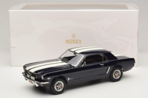 Ford Mustang Nightmist Blue Norev 1:18 182805 Kovina – slika 6 od 6
