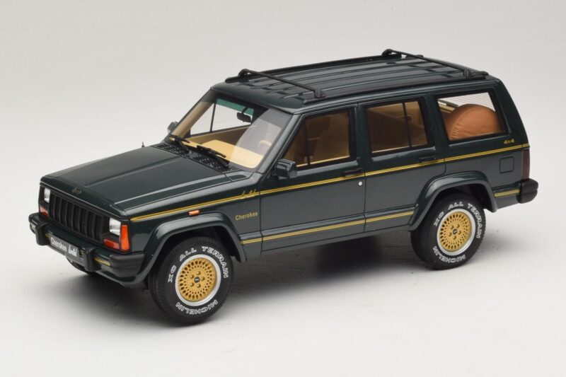 Jeep Cherokee XJ Limited Dark Hunter Green Otto 1:18 OT1340 Smola