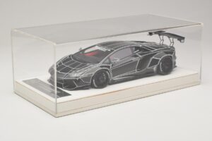 Lamborghini Aventador Liberty Walk TRON Bleščeče Črna JUC 1:18 J32-14 Smola – slika 6 od 7