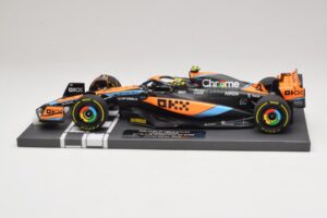 McLaren MCL60 #4 L. Norris 2nd Place Hungarian GP 2023 Minichamps 1:18 537233004 Smola – slika 3 od 7
