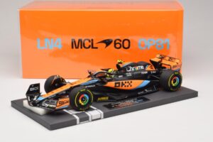 McLaren MCL60 #4 L. Norris 2nd Place Hungarian GP 2023 Minichamps 1:18 537233004 Smola – slika 7 od 7