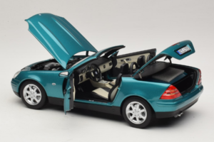 Mercedes SLK R170 Vivianite Green Norev 1:18 183021 Kovina – slika 7 od 10