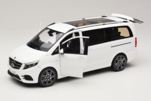 Mercedes V-Class W447 AMG Line Bel Norev 1:18 183876 Kovina – slika 2 od 8