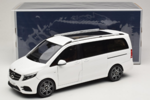 Mercedes V-Class W447 AMG Line Bel Norev 1:18 183876 Kovina – slika 8 od 8