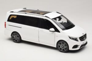 Mercedes V-Class W447 AMG Line Bel Norev 1:18 183876 Kovina – slika 6 od 8