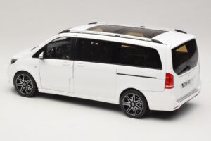 Mercedes V-Class W447 AMG Line Bel Norev 1:18 183876 Kovina – slika 7 od 8