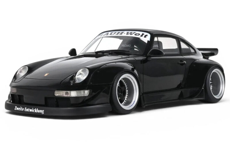 Porsche 911 993 RWB Črn GT Spirit 1:18 GT587 Smola
