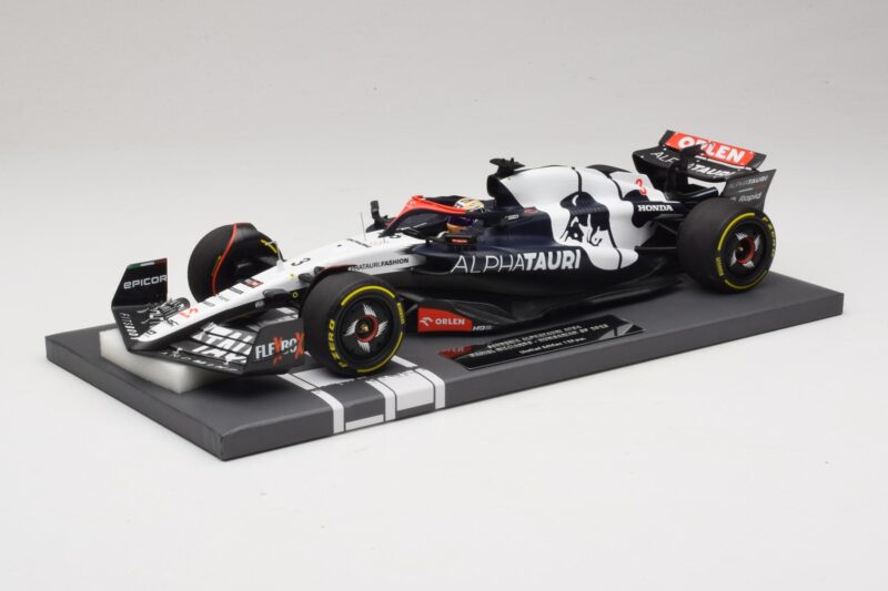 Scuderia AlphaTauri AT04 D. Ricciardo Hungarian GP 2023 Minichamps 1:18 117231203 Smola