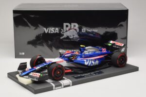 Visa Cash App RB VCARB 01 Y. Tsunoda 2024 Minichamps 1:18 117240122 Smola – slika 7 od 7