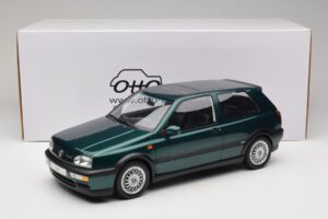 Volkswagen Golf Mk3 VR6 Carat Dragon Green Otto 1:12 G099 Smola – slika 6 od 6