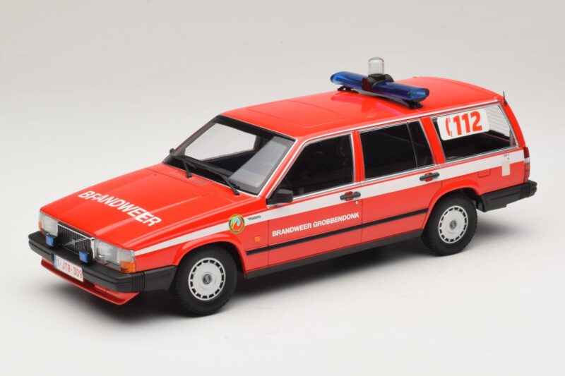Volvo 740 GL Karavan Brandweer Grobbendonk Minichamps 1:18 155171795 Kovina