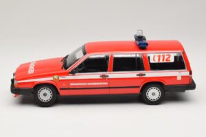 Volvo 740 GL Karavan Brandweer Grobbendonk Minichamps 1:18 155171795 Kovina – slika 3 od 6