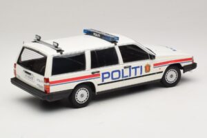 Volvo 740 GL Karavan Politi Norway Minichamps 1:18 155171796 Kovina – slika 2 od 6