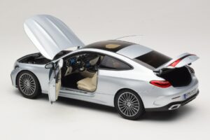Mercedes CLE C236 Kupe Hightech Silver Norev 1:18 183939 Kovina – slika 5 od 8