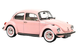 Volkswagen 1303 Pastel Pink New Baby Gift Norev 1:18 188677 Kovina