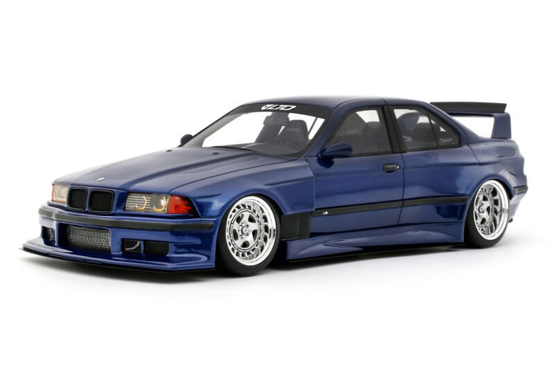 BMW E36 Khyzyl Saleem LTO Turbo Avus Blue Otto 1:18 OT1174 Smola