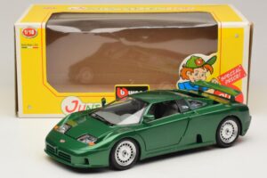 Bugatti EB110 Zelen Kovinski Bburago 1:18 3003 Kovina – slika 8 od 8