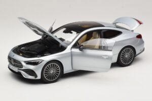 Mercedes CLE C236 Kupe Hightech Silver Norev 1:18 183939 Kovina – slika 2 od 8
