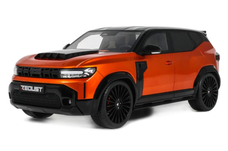 Dacia Duster Mk3 Redust Sport 4x2 Hybrid Metallic Orange Otto 1:18 OT1316 Smola