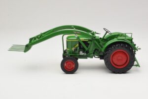 Deutz F2L 514 Traktor Čelni Nakladalnik Zelen Minichamps 1:18 109144071 Kovina – slika 3 od 6