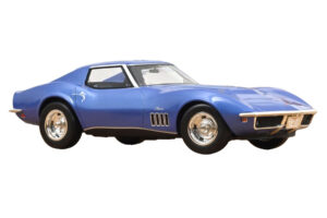 Chevrolet Corvette C3 Le Mans Blue Norev 1:18 189034 Kovina