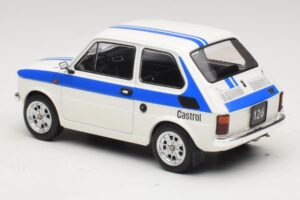 Fiat 126 Castrol Livery Bel Moder MCG 1:18 MCG18666 Kovina – slika 5 od 6