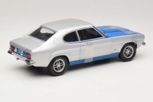 Ford Capri RS2600 Mk1 Silver Blue Minichamps 1:18 150089072 Kovina – slika 2 od 6