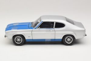 Ford Capri RS2600 Mk1 Silver Blue Minichamps 1:18 150089072 Kovina – slika 3 od 6