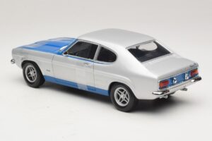 Ford Capri RS2600 Mk1 Silver Blue Minichamps 1:18 150089072 Kovina – slika 5 od 6