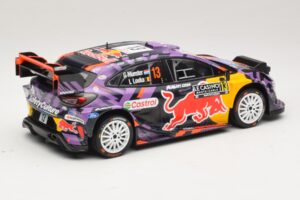 Ford Puma Rally1 #13 G. Munster / L. Louka Rally Monte Carlo 2025 IXO 1:18 18RMC231B Kovina – slika 2 od 6