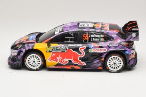 Ford Puma Rally1 #55 J. McErlean / E. Treacy Rally Monte Carlo 2025 IXO 1:18 18RMC231A Kovina – slika 3 od 6